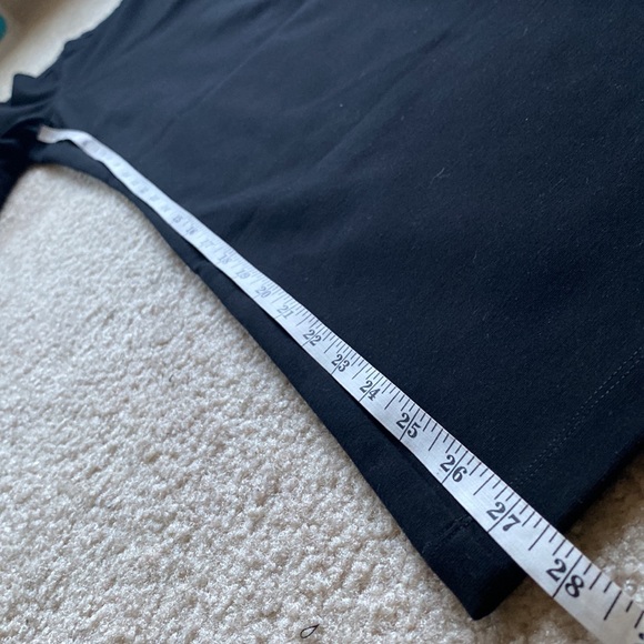 Eileen Fisher Petite Black Stretch-Ponte Straight Leg Pull On Pants PS - Picture 8 of 11